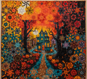 Amy Boyer, Haunted Wonder, Honorable Mention, 2025 Quilt Show