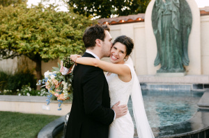 Couple in the Sculpture Garden